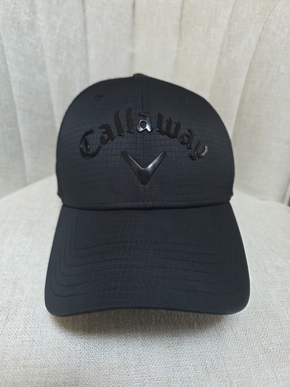 Callaway Black Adjustable Golf Hat Cap | Tonal 3D Logo | NWOT- Never Worn